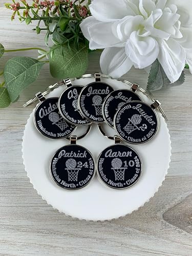 Basketball Senior Gifts, Basketball Senior Keychain, Basketball Senior Night Gift, Basketball Keychain, Basketball Gifts, Basketball Team3