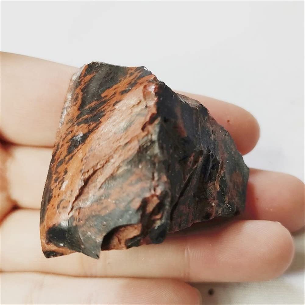 COKYIS Cristal Natural en Bruto Cristales y Piedras Naturales, 1 Uds., 3-4cm, especímenes Naturales, obsidiana roja, obsidiana cruda en Bruto, Piedra cruda Natural en Bruto for decoración