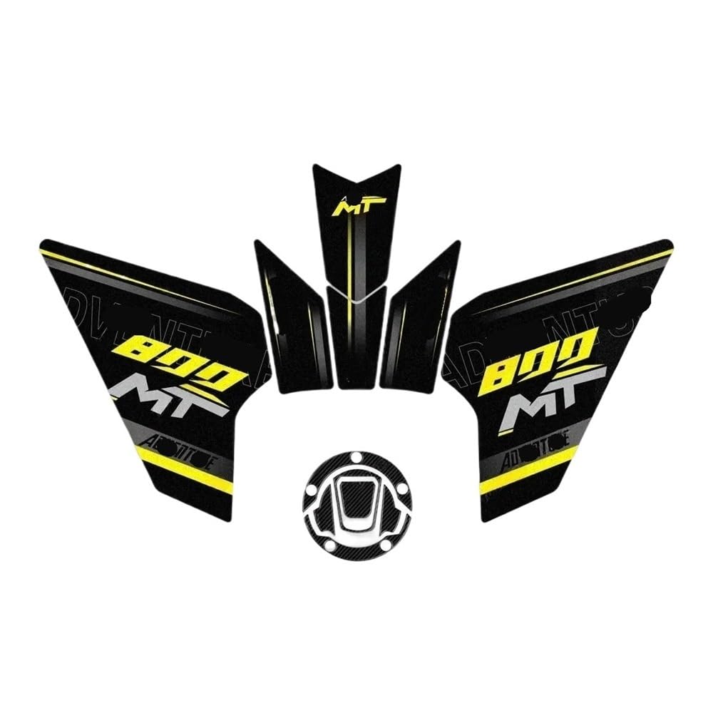 Autocollant de protection réservoir moto 800MT anti-rayures durable