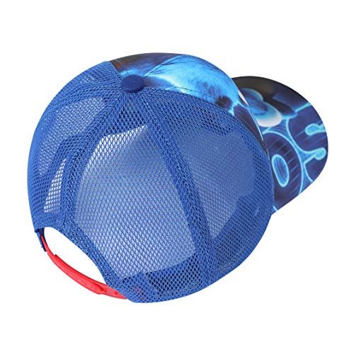 Zonecoser Adjustable Baseball Hat Boys Kids, Blue Anime Hat For Boy, Mesh Caps Trucker Hats Adjustable Boys Girls Cap Gift #TOP1
