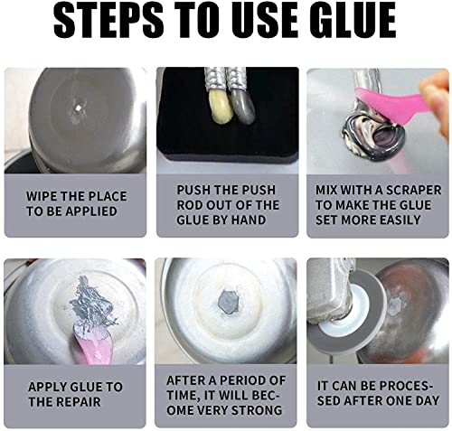 Metal Repair Glue(A&B)-2022 New Magic Metal Repair...