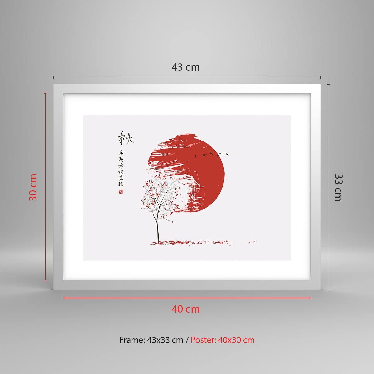 Moderne Impression sur Toile 150x100cm Image Tableau Decoration Murale Fleur Cerises Japon