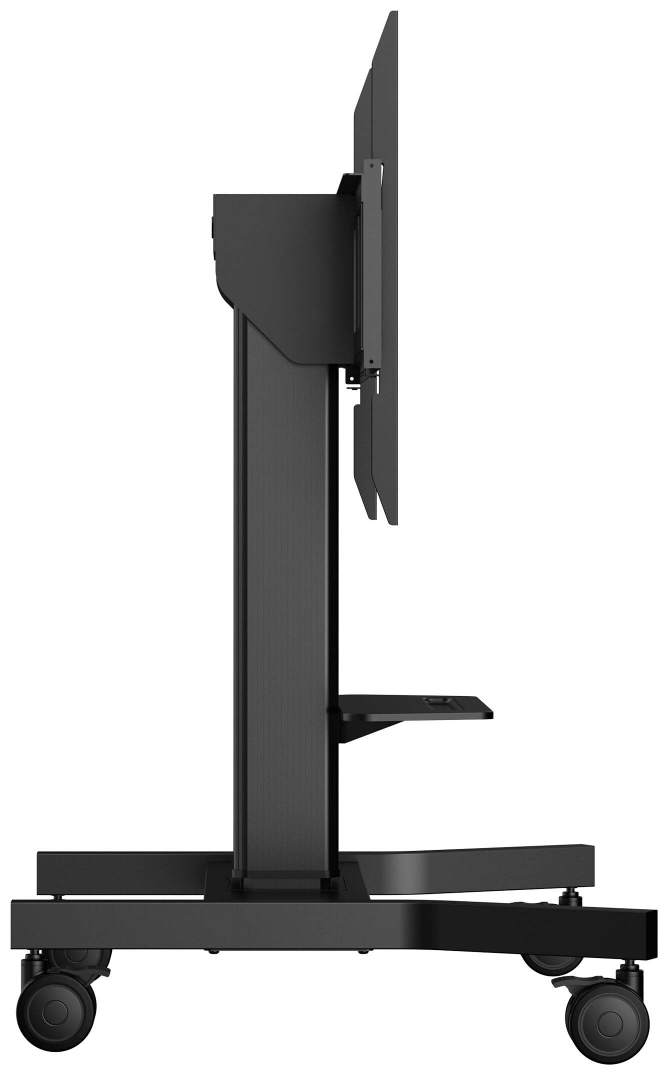 iiyama MD CAR1021-B1 elektrisch höhenverstellbarer Fahrwagen (500mm) für Large Format (Touch-) Displays bis 86 Zoll, max. 100 kg