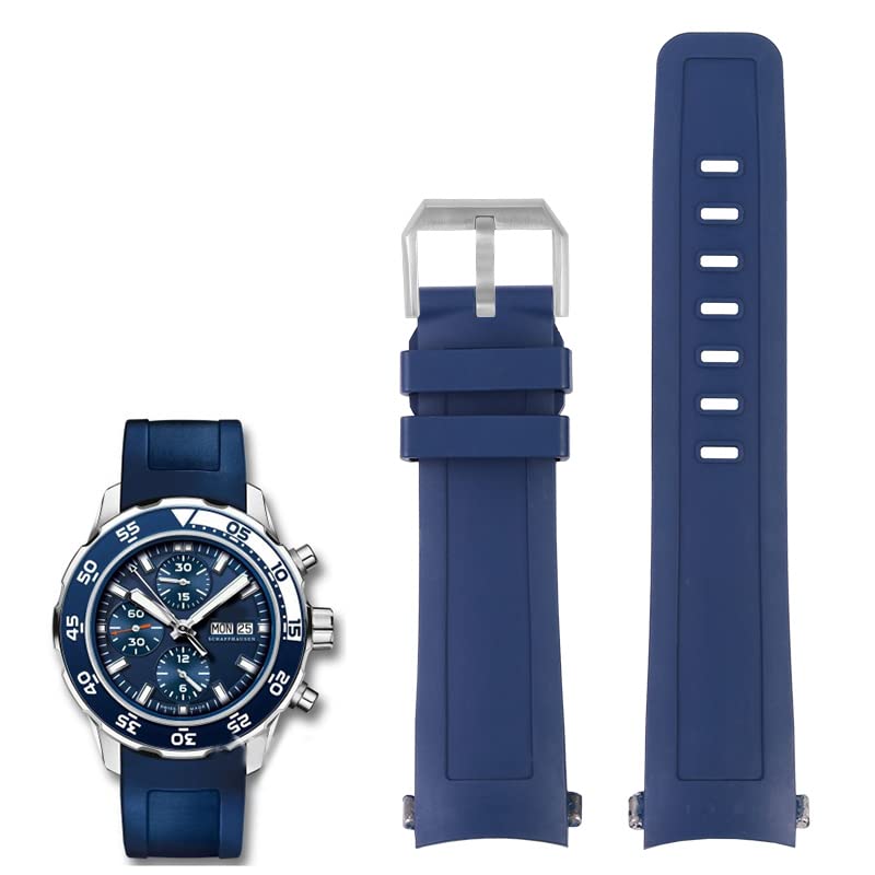 Correa de reloj de silicona suave de 22mm: confort premium para IWC Aquatimer 2