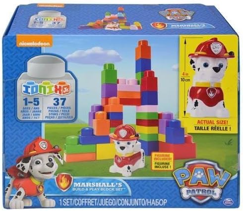 Paw Patrol Marshall's Build and Play Block Set