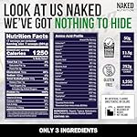 Naked Mass - Natural Weight Gainer Protein Powder - 12LB Bulk, GMO Free, Gluten Free & Soy Free. No Artificial Ingredients - 1,250 Calories per Serving - Image 5