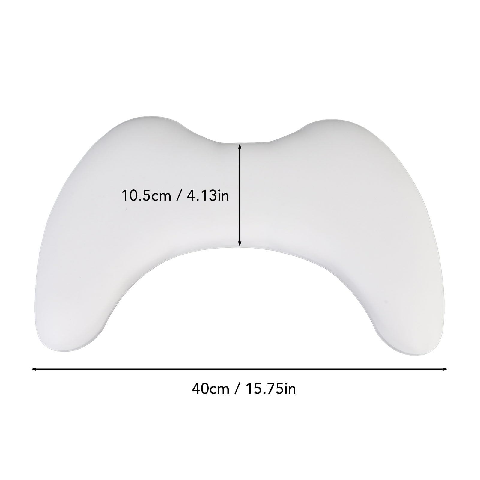 Repose-Main pour Manucure en Cuir PU, Accoudoir Détachable, Oreiller à Main en Forme de U avec Hauteur de Support pour Ongles, Confort et Précision pour la Technique des Ongles