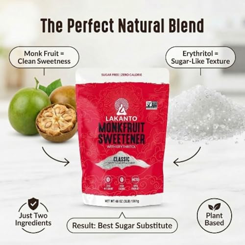Lakanto Monk Fruit Erythritol Sweetener