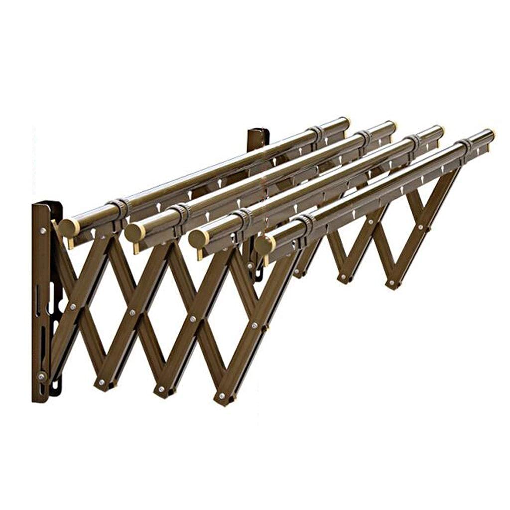 UPLKECNZD Tendedero de Pared, tendedero de Acero Inoxidable, Plegable, telescópico, Extensible, para balcón, baño, Exterior