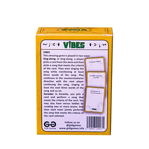 Gidi Games Vibes juego de cartas karaoke africano miniatura 2