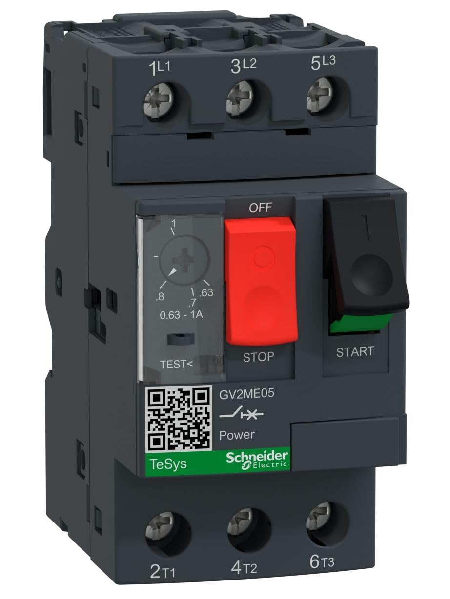 GV2ME05 0.63-1A 034303 Schneider Telemechanique Motor Circuit Breaker