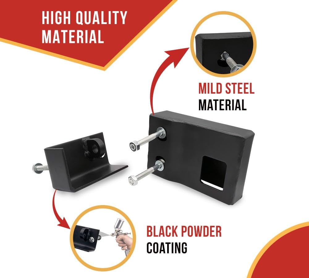 Mytee Products Heavy-Duty Shipping Container Lock Box Bolt-On - Detachable, Installation Hardware Included - Conex Container Cabinet Accessories