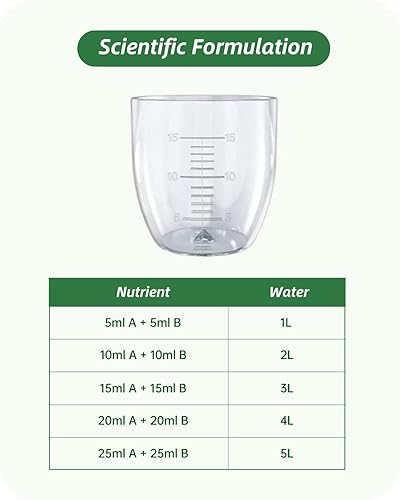 Miniatura 5 de Alimentos para plantas Suministros de nutrientes hidropónicos: Sistema de cultivo hidropónico General A&B Fertilizante sólido soluble en agua para
