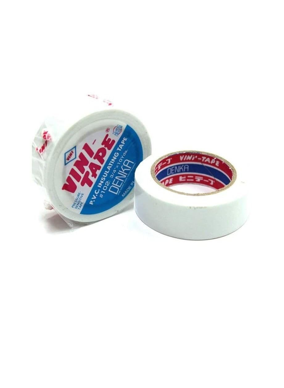 Vini- Vini Tape Made In Japan White, 10 Pc