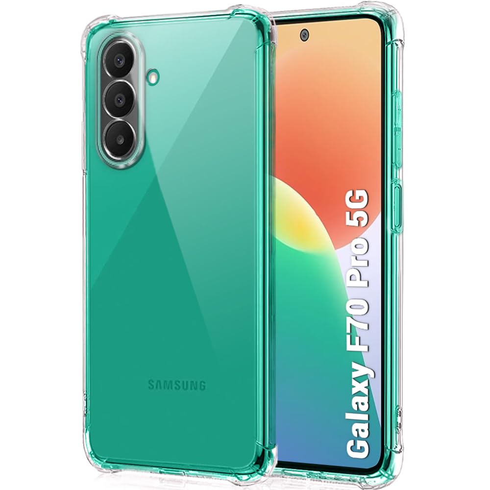 TheGiftKart Transparent Crystal Clear Back Cover Case for Samsung Galaxy M17e 5G / A07 / F70e / A07 5G | Shockproof Soft TPU Case | Cushioned Edges for Ultimate Protection Cover (TPU, Transparent) — Amazon image 27
