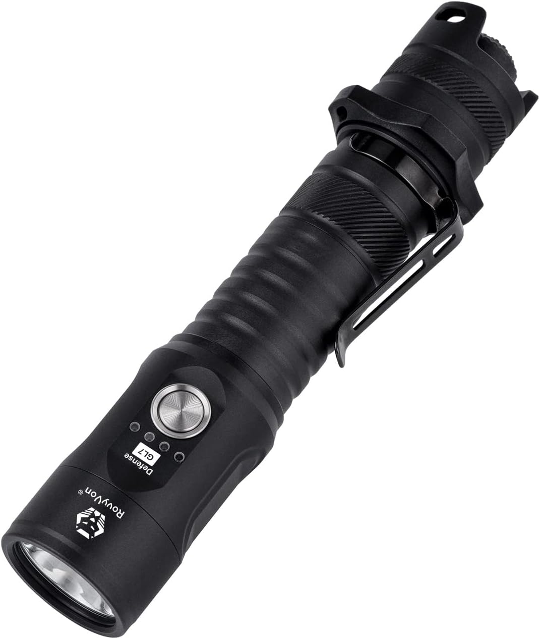 RovyVon GL7 G2 Flashlight 2000 Lumen Super Bright USB C Rechargeable Flashlights with Dual Switch,5 Modes,IPX8 Waterproof High Lumen Handheld Flashlights for Camping,Emergency