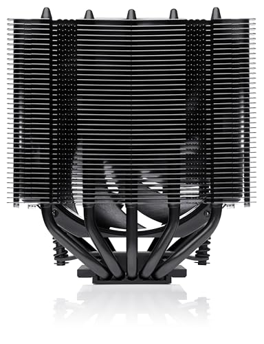 Image of Noctua NH-D12L chromax.Black, Low-Height Dual-Tower CPU Cooler (120mm, Black)