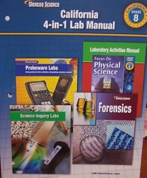 Paperback California 4-1 Lab Manual (Grade 8 Science) Book