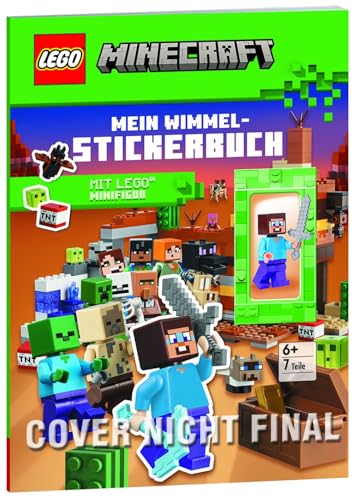 LEGO® Minecraft - Mein Wimmel-Stickerbuch: mit Minifigur 'Steve' und...
