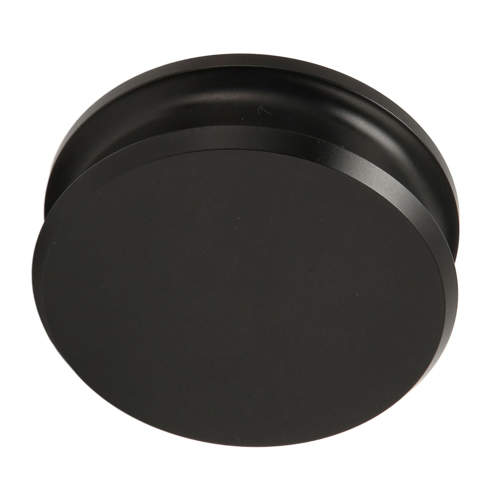 Wakects Morsetti per Pesi per Giradischi, Stabilizzatore di Peso per Giradischi HiFi Professionale in Lega di Alluminio Durevole con Taglio Preciso CNC per a Trazione Diretta (BLACK)