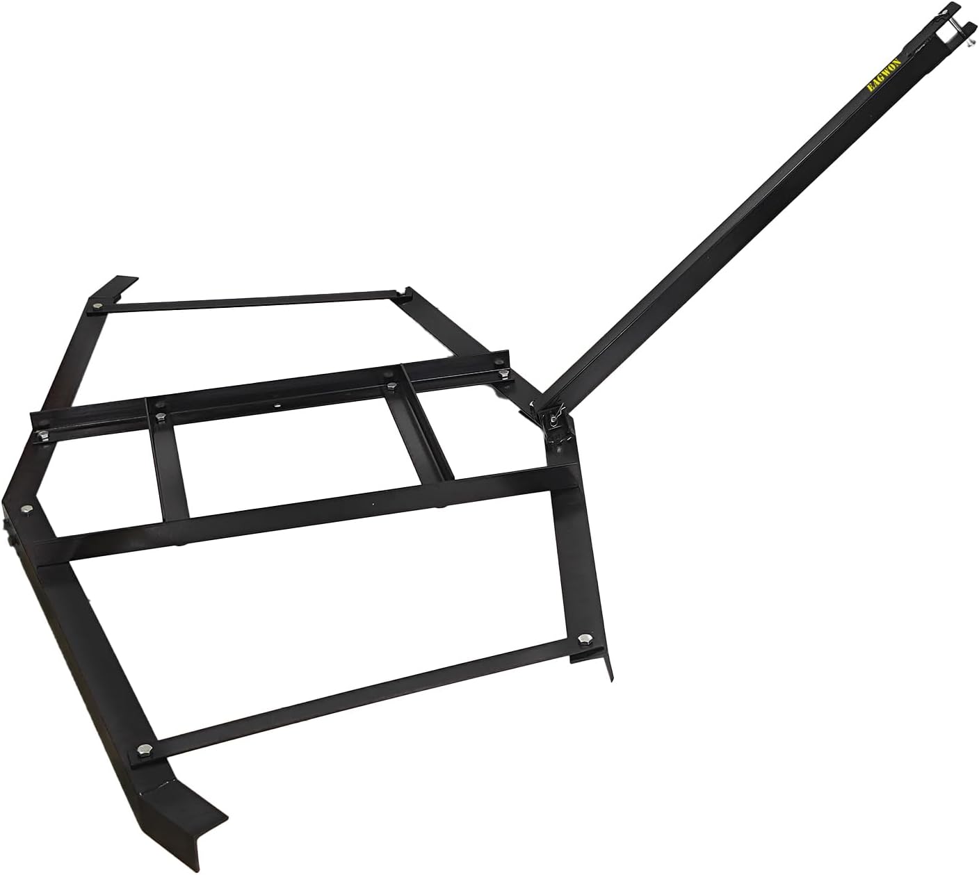 Driveway Drag, 66" Heavy Duty Steel Driveway Drag Harrow with Pin-Style Hitch, Tow Behind Grader for ATV, UTV, Garden Lawn Tractors – Adjustable Bars for Efficient Driveway and Lawn Maintenance