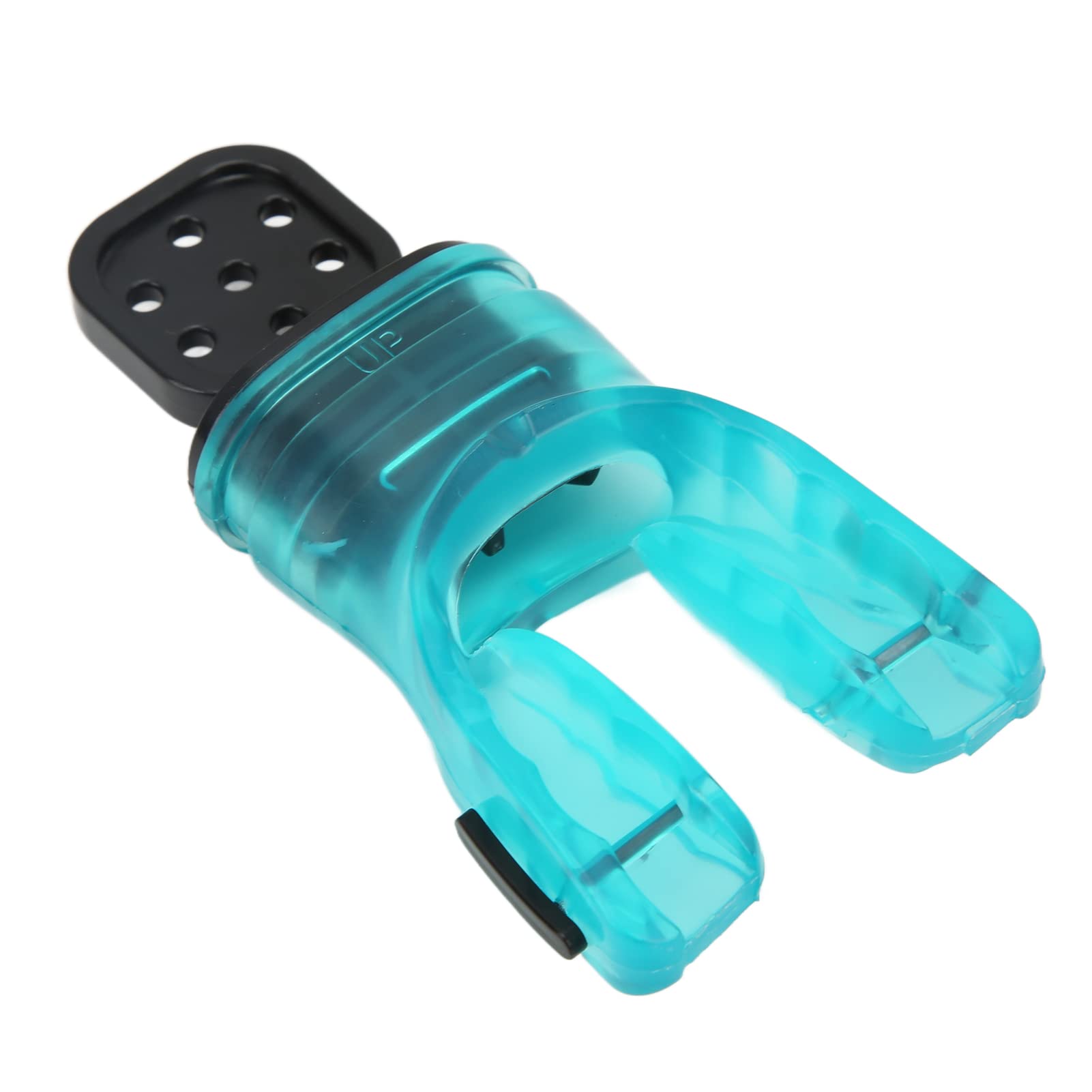 Diving Snorkel Mouthpiece, Thermoplastic Silicone Mouthpiece Diving Snorkel Second Stage Regulator Bite Mouth with Cable Tie for Most Standard Regulators Scuba Diving (Green Mountains)