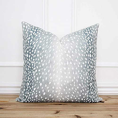 Antelope Pillow Cover Aqua Animal Print Pillow Cover Designer Pillow ...