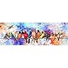 Domybest 5D DIY Diamond Painting grote afmeting, compleet handwerk, diamant 5D complete kruissteek decoratie 80 x 30 cm