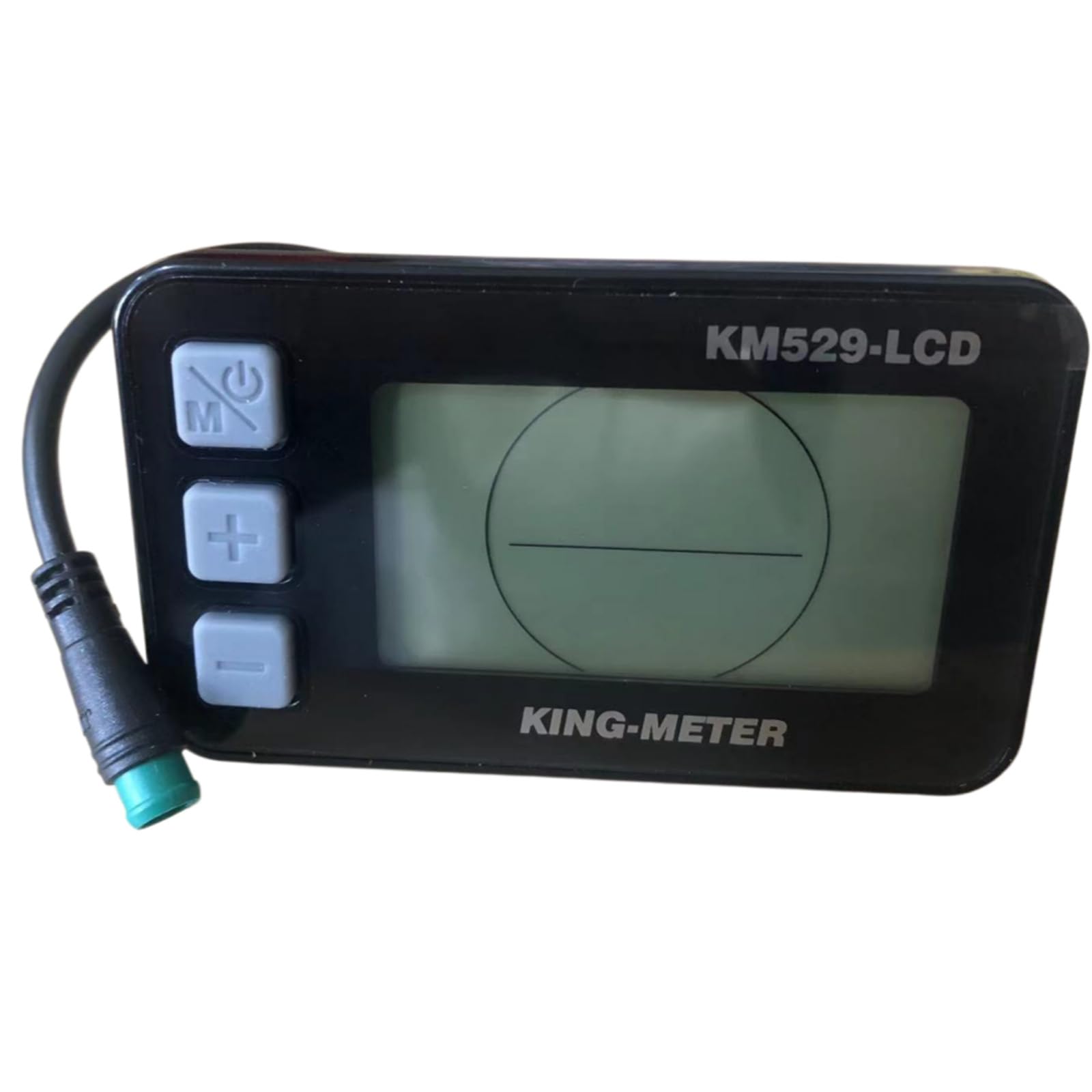 Écran LCD NULKOMMA pour vélos électriques KM529 : Compteur de Vitesse et écran pour vélo électrique 36 V / 48 V avec connecteur mâle étanche à 5 Broches et Panneau de Commande pour vélo électrique