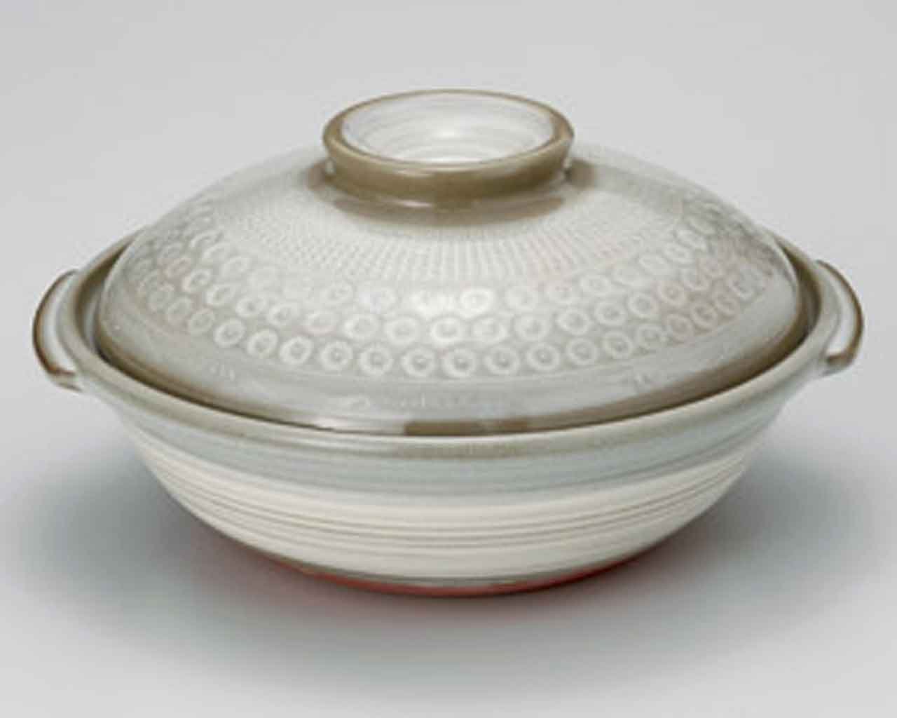 Buy Mishima for 12 persons 20cm Donabe Japanese Hot pot Grey Ceramic