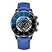 Produktbild Skryo Fashion Cool Einzigartige Digital Literal Multi Layer Dial Männer Quarz Mesh Gürtel Uhr (F)