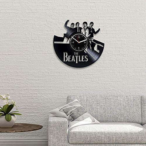 LKCAK Horloge Beatles Horloge Art Mural - Les Beatles, Paul McCartney, John Lennon, RIngo Starr, George Harrison LKCAK Horloge Beatles Horloge Art Mural – Image 4