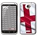 Displayschutz@FoliX - atFoliX Fútbol 2012 Diseño Skin Pegatina"Bandera Inglaterra" para HTC One X