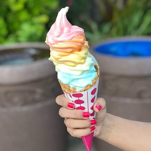 Miniatura 8 de MARURY Pizzelle rodillo de cono de helado Krumkake Herramienta de pastelería Cono de helado Cocina Hornear Waffle Cone Maker Tool Waffle Cone Roller