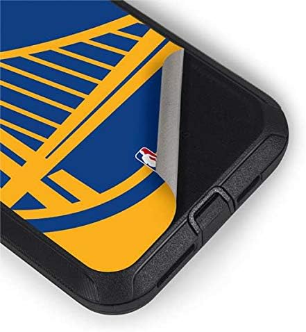 Skinit Decal Skin Compatible with OtterBox Defender iPhone 11 Case - Officially Licensed NBA Golden State Warriors Large Logo Design