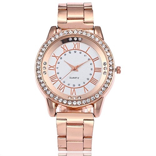 Reloj de Mujer Reloj para Hombres Moda Casual Negocio Deporte Cuarzo Banda de Acero Inoxidable Mármol Correa de Reloj Cosa Análoga Reloj de Pulsera LMMVP (Tamaño Libre, C)