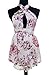 Moxeay Different style Cross/Halter Straps Backless Sexy Jumpsuit Romper,Floral Printing,X-Large