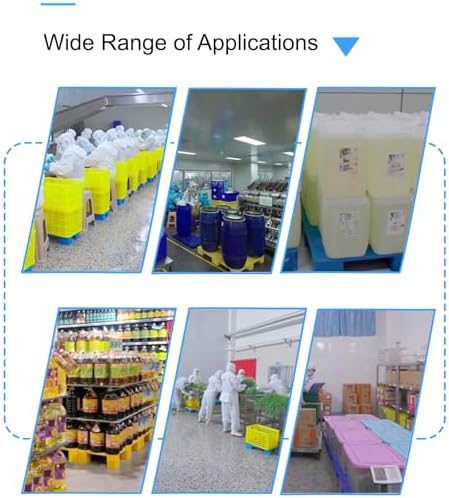 Heavy-Duty Plastic Pallet - Stackable, Easy-Clean Tray for Industrial & Lab Use, Lightweight Moisture-Proof Floor Pallets, Garage & Warehouse (Red, 60x40cm/23.6x15.7in)