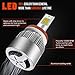 H11/H8/H9 LED Headlight Bulb Hi/Lo Beam White Fog Lights Conversion Kit - 80W 6000K 10400Lm - Super Bright LED Headlights(Pack of 2)