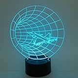 Optical Illusion 3D Time Warp Lighting by Playtime 123 is a Great Nightlight with a Soft Subtle Glow for Kids. These Eco-friendly Laser Cut Precision LED Lights Make Beautiful Gifts for Mom and Amazing Desk Lamps for Dad. Start Enjoying your very own Multicolored USB Powered Light Today!