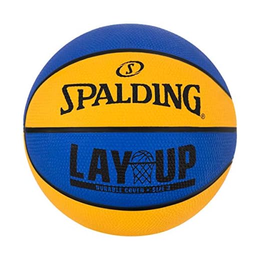 Spalding Lay-Up Mini Outdoor Blue/Orange Basketball 22"