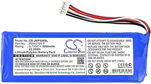 FITHOOD Battery Replacement for JBL 2017DJ1714, APJBLPUESE3, Pulse 3 Part NO P5542100-P