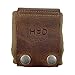 Hide & Drink, Foraging Pouch (Collapsible) for Hiking, Treasures & Seashells Bag, Easy Looping Around Belts, Grocery Storage, Waxed Canvas, Handmade, Fatigue