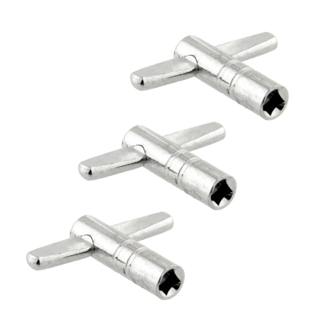 ibasenice Standard Drum Key Ratchet Set of 3 Drum Tuner Key for Percussion Instruments