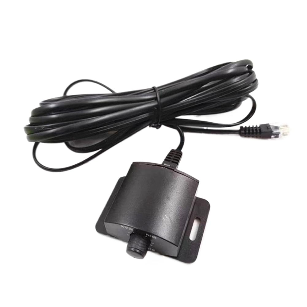 5-Meter 4-Core Port Power Amplifier Subwoofer Remote Volume Control Adjuster A74F