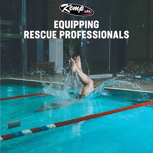 Kemp USA 10 lb Rubber Diving Brick Durable Rectangular Water Weight for Lifeguard Training and Rescue Practice Pool Strength Exercise Equipment 10 x 4 x 4 Inch Non Slip Grip Design by Kemp USA - Image 7