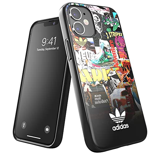Coque iPhone 12 Mini adidas originale résistant aux chocs graphique coloré