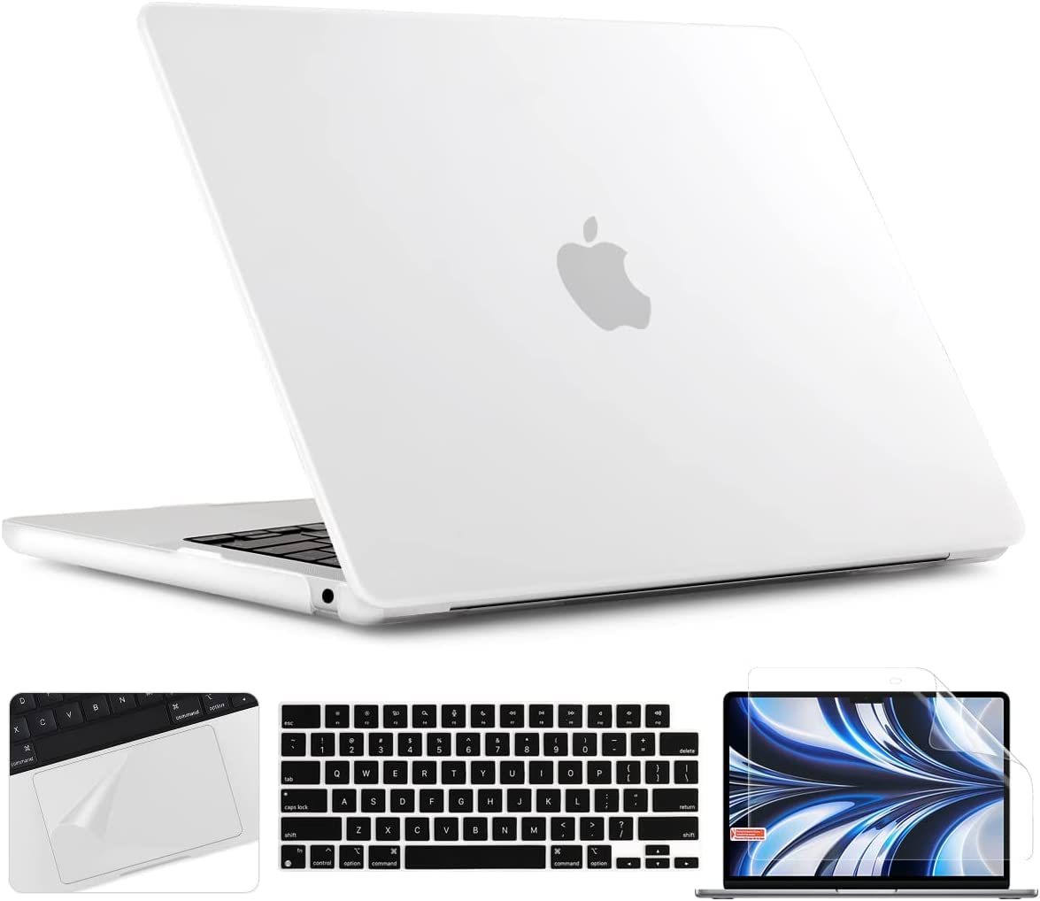 See full amazon price history chart for OJOS Compatible with MacBook Air 13.6 Inch Case 2022 Release Model A2681 M2 Chip, Plastic Hard Shell Cover with Trackpad Film & Keyboard Cover & Screen Film MacBook Air M2 Accessories, Frosted OJOS Compatible with MacBook Air 13.6 Inch Case 2022 Release Model A2681 M2 Chip, Plastic Hard Shell Cover with Trackpad Film & Keyboard Cover & Screen Film MacBook Air M2 Accessories, Frosted (B0BBTSJTKL) Amazon Price History, Amazon Price Tracker