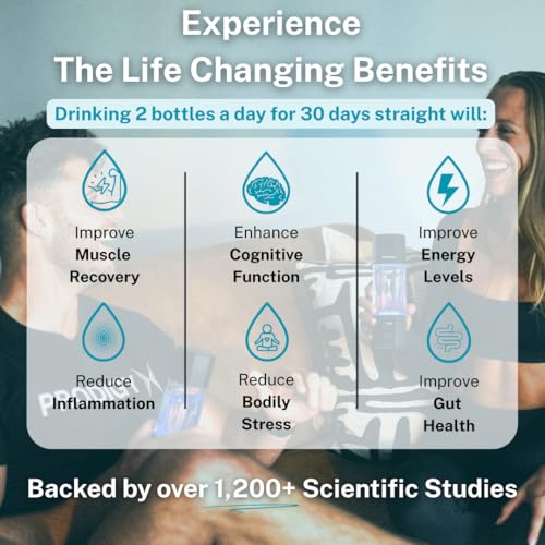 PRODIGYX Hydrogen Water Bottle - Up to 5.8 PPM Potency - 210ML for Fast Consumption - Portable Hydrogen Generator - Thick Bottle - Water Molecular Ionizer - Premium Bottle AUS Owned