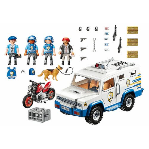 Playmobil 9371 Fourgon Blindé Avec Convoyeurs De Fonds - vue 3